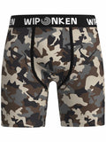 WIPONKEN Men's Boxer Briefs Camouflage Moisture Wicking No-Fly Underwear, Size M by Deal US