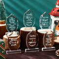 MotiMind 6 Pc Acrylic Thank You Plaques Christmas Employee Gifts Bulk by Deal US
