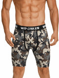 WIPONKEN Men's Boxer Briefs Camouflage Moisture Wicking No-Fly Underwear, Size M by Deal US