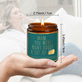 Lavender Candle Gift for Mom - Scented Soy Wax, Relaxing Aromatherapy 9oz by Deal US