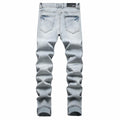 ABSECAI Men's Skinny Ripped Slim Fit Stretch Jeans Blue Size 34 by Deal US