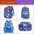 LOKESWEI Toddler Backpack 14" Blue Lightweight Durable Water-Resistant by Deal US