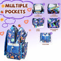 LOKESWEI Toddler Backpack 14" Blue Lightweight Durable Water-Resistant by Deal US
