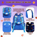 LOKESWEI Toddler Backpack 14" Blue Lightweight Durable Water-Resistant by Deal US