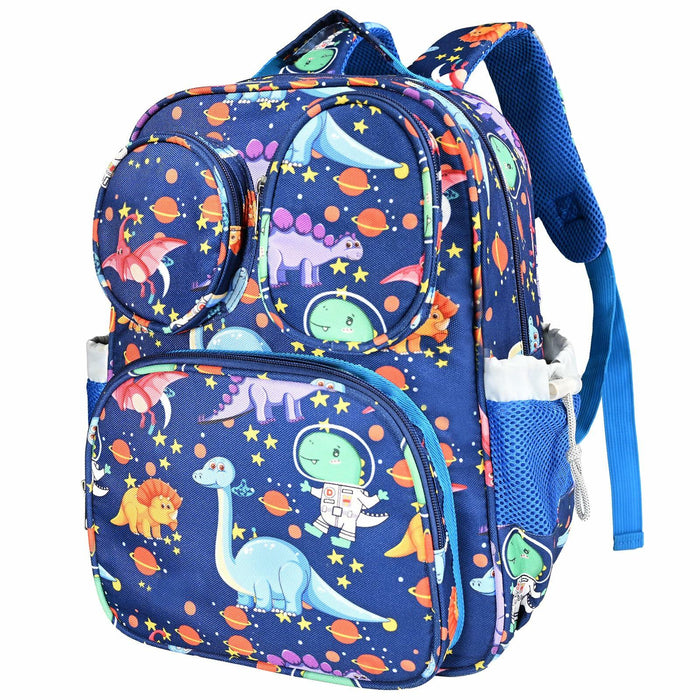 LOKESWEI Toddler Backpack 14" Blue Lightweight Durable Water-Resistant by Deal US