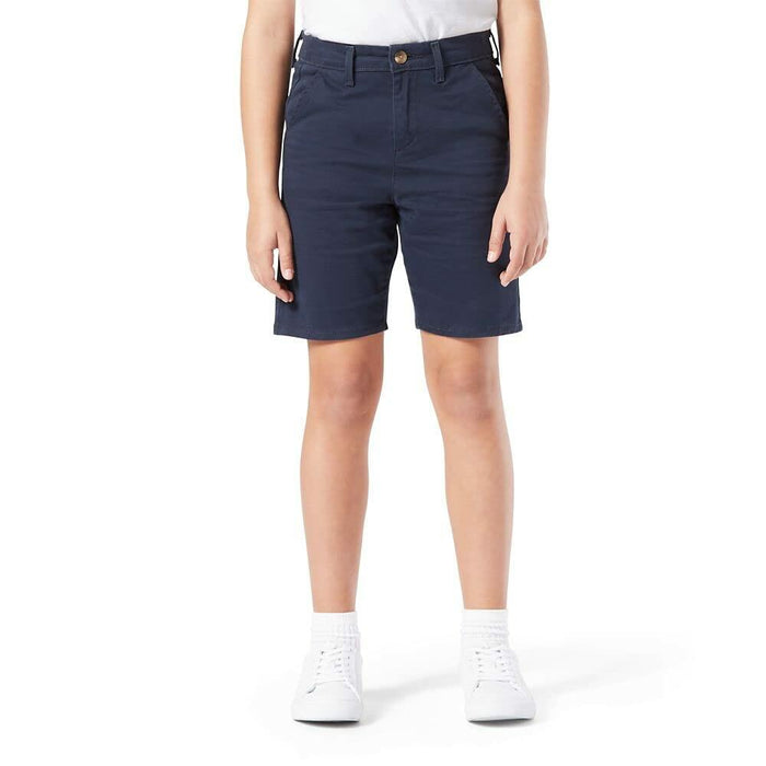 Levi Strauss Signature Gold Girls' Uniform Shorts, (New) Navy Blazer, 5 by Deal US