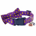 SuperBuddy Adjustable Dog Collar with Bowtie - Small Medium Large Sizes by Deal US