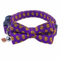 SuperBuddy Adjustable Dog Collar with Bowtie - Small Medium Large Sizes by Deal US