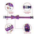 SuperBuddy Adjustable Dog Collar with Bowtie - Small Medium Large Sizes by Deal US