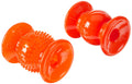 Neater Pets Rolly Cannoli 2 Pack Orange & Clear - 1 Bumpy & 1 Solid by Deal US