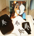 Ann Arbor T-shirt Co. Matching Mr. & Mrs. Baseball Caps Set with Beer Holder by Deal US