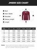 JMIERR Men's Henley Shirt Red Long Sleeve V Neck Lightweight Size 2XL by Deal US