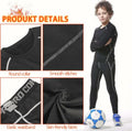 Muzikin Kids Thermal Underwear Set Fleece-Lined Compression Shirt & Leggings S by Deal US