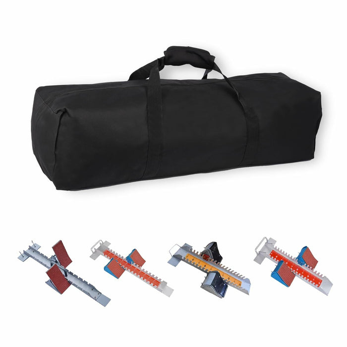 AYIXITIELU Waterproof 31.5in Starting Blocks Storage Bag, Heavy-Duty, Black by Deal US