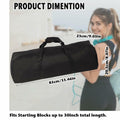 AYIXITIELU Waterproof 31.5in Starting Blocks Storage Bag, Heavy-Duty, Black by Deal US