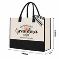 PKW Grandma Gift Tote Bag - Birthday Xmas Mother's Day Gift - From Grandchildren by Deal US