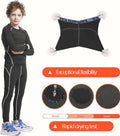 Muzikin Kids Thermal Underwear Set Fleece-Lined Compression Shirt & Leggings S by Deal US