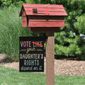 Generic Vote Like Your Daughter House Flag White Decorative Garden Flag by Deal US
