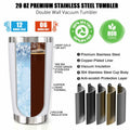 XgiftCreat 20oz Vacuum Insulated Travel Tumbler - Bonus Dad Gift Humor by Deal US