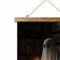 XIAOAIKA Vintage Halloween Ghost Poster 16x23in Linen Canvas Wall Art by Deal US