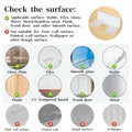 COMNICO Hair Dryer Holder Wall Mount White Self Adhesive Organizer with Cord by Deal US