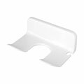 COMNICO Hair Dryer Holder Wall Mount White Self Adhesive Organizer with Cord by Deal US