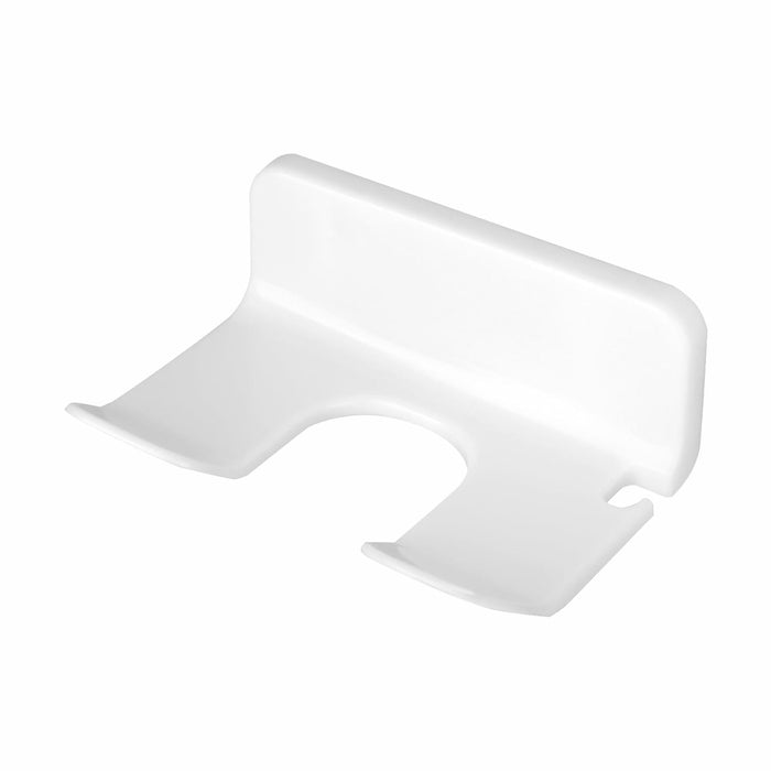 COMNICO Hair Dryer Holder Wall Mount White Self Adhesive Organizer with Cord by Deal US
