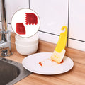 LAOJU 3PCS Cast Iron Pan Scraper Set Silicone Kitchen Cleaning Tools by Deal US