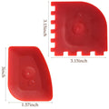 LAOJU 3PCS Cast Iron Pan Scraper Set Silicone Kitchen Cleaning Tools by Deal US