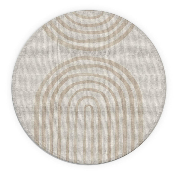 Knibeo Rainbow Mouse Pad 7.9x7.9in Round Waterproof Special Education Gift by Deal US