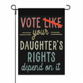 Generic Vote Like Your Daughter House Flag White Decorative Garden Flag by Deal US