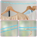 Giantree 2 Pack Retractable Windproof Clothesline Pink + Blue for Outdoor by Deal US