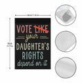Generic Vote Like Your Daughter House Flag White Decorative Garden Flag by Deal US
