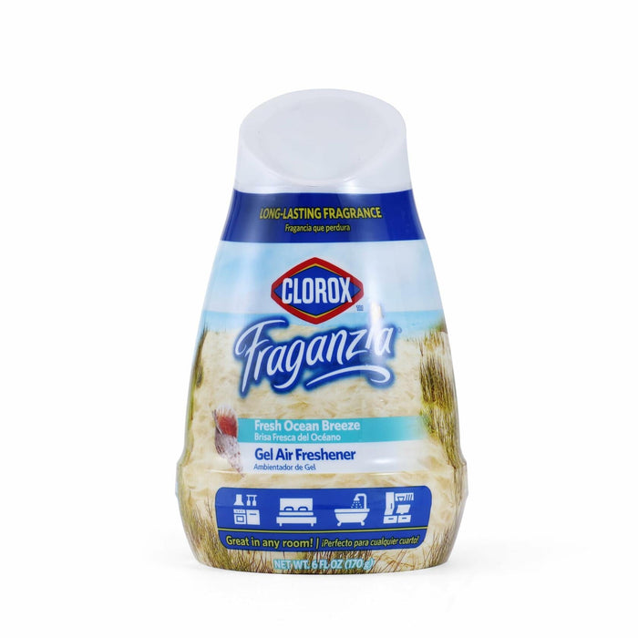 Clorox Fraganzia Cone Gel Air Freshener 6oz Fresh Ocean Breeze 1 Pack by Deal US