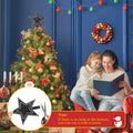 Hollowfly Mini Star Christmas Tree Topper Black Pearl 8 Inch Tree Top Decor by Deal US
