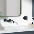 2 Pack Matte Black Stainless Steel Towel Hooks Waterproof Heavy Duty by Deal US