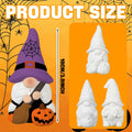 Youyole 3 Pack 4" Unpainted Gnome Statues DIY Craft Halloween Decor by Deal US