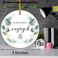Aestas 3.5" Ceramic Engagement Ornament 2024 Unique Gifts for Couples by Deal US