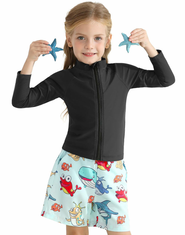 MIVEI UPF 50+ Rash Guard Swim Shirt Long Sleeve Quick Dry - Size S by Deal US