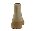Soda Pilot Women's Beige Lug Sole Low Heel Chelsea Ankle Bootie Size 7 Med by Deal US