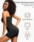 LeapBeast Strapless Shapewear Bodysuit Black L Tummy Control Bra by Deal US