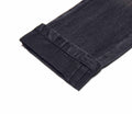 Bienzoe Boys Adjustable Waist Black Ripped Slim Denim Jeans Size 6 by Deal US