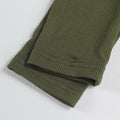 Artfish Women's Ribbed V Neck Crop Top Long Sleeve Slim Fit Olive Green L by Deal US