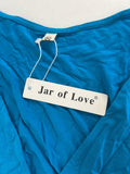 Jar of Love Light Blue Sun Dress Sarong Coverup Size XL by Deal US