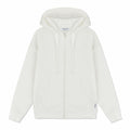 AMERICLOUD Women's Soft Brushed Fleece Zip Up Hoodie White XXL New by Deal US