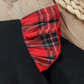 FANCYINN Toddler Baby Girl Plaid Dress Set Pleated Ruffle Christmas Size 3-4Y by Deal US