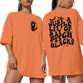 Just A Little Ray Pitch Black Halloween T-Shirt Funny Oversized Tee Size S by Deal US