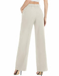 Tapata Wide Leg Pants Women Beige High Waist Casual Size 10 by Deal US