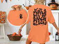 Just A Little Ray Pitch Black Oversized Goth T-Shirt Medium Tee by Deal US