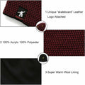 DOANNOTIUM Winter Beanie Skull Cap Warm Knit Lined Toboggan Hat 7-Wine Red by Deal US